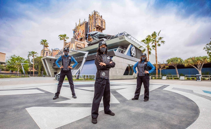 Disney Avengers Campus Cast Members Model Marvelous New Uniforms