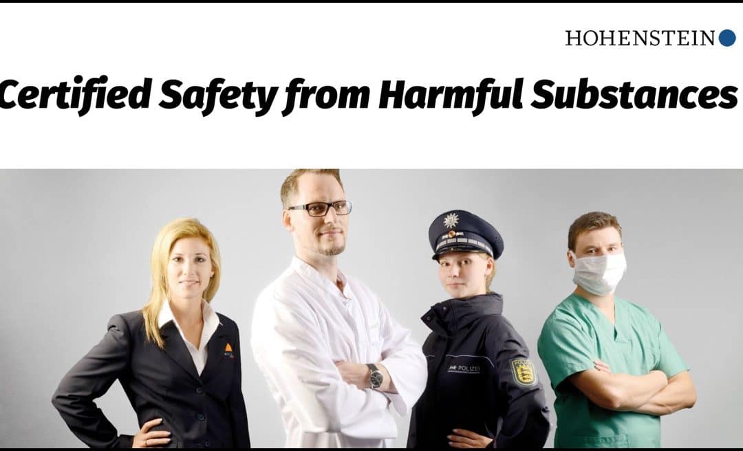 Certified Safety from Harmful Substances