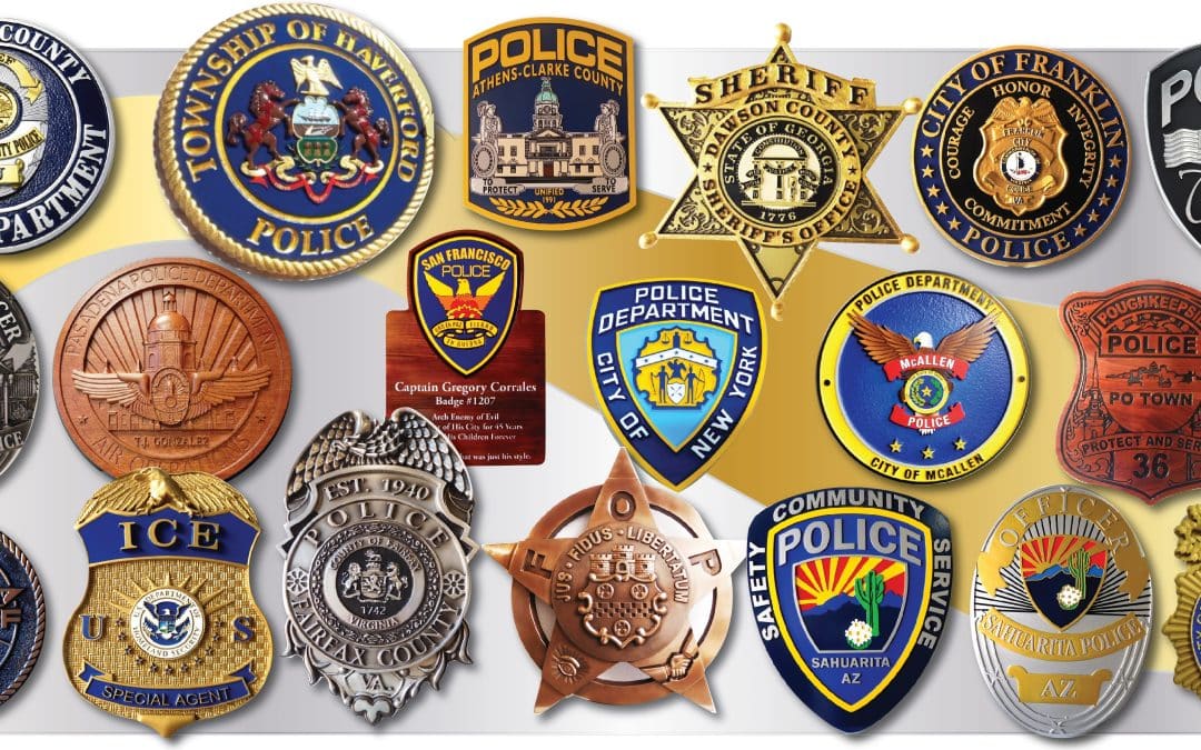 NAUMD University: The Variety of Shapes in Law Enforcement Badges: Symbolism and Design