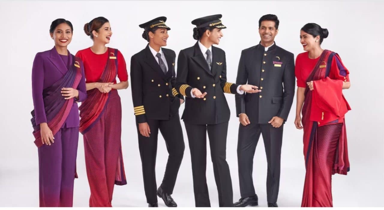 Air India Unveils Manish Malhotra Designed New Uniforms For Cabin And Cockpit Crew Naumd 4869