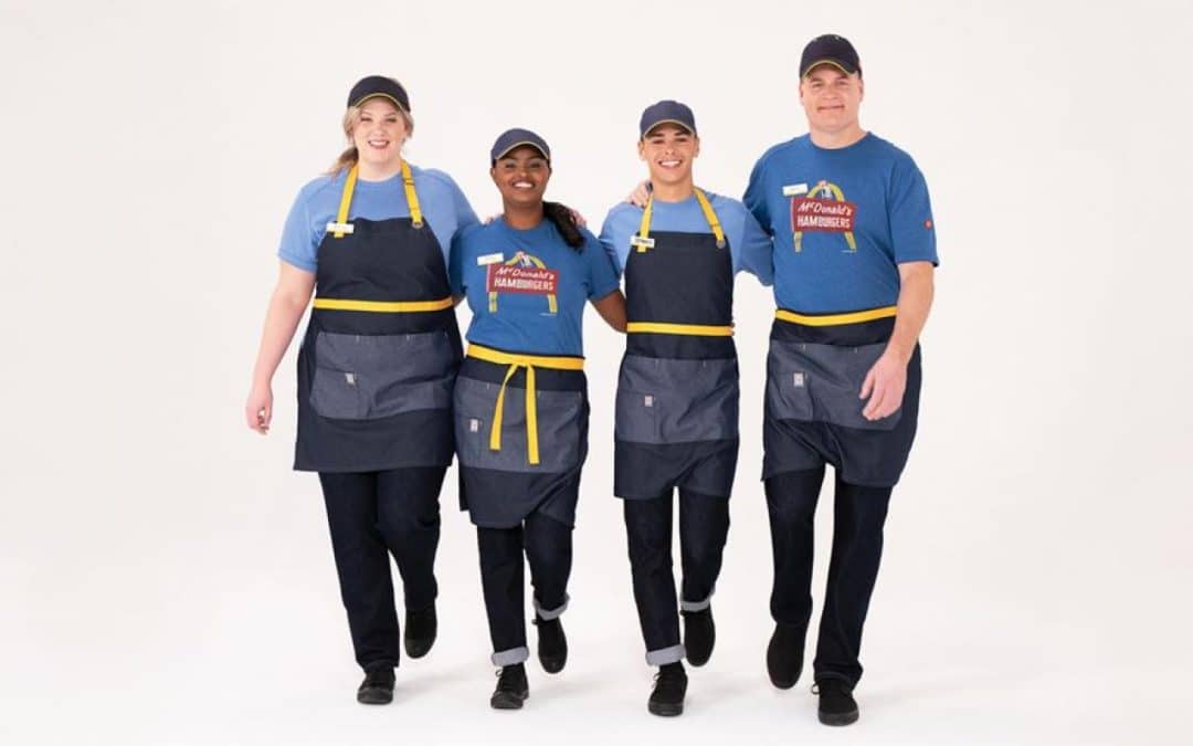 McDonald’s invests in sustainable team uniforms that makes synthetic fibers biodegradable