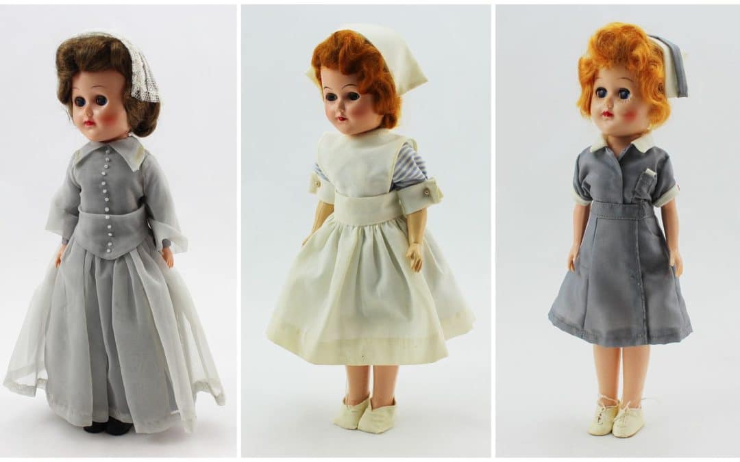 Dolls Show History of Nurses Uniforms