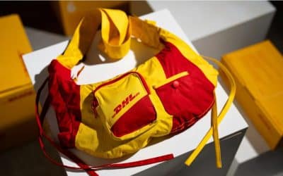 DHL refashions retired courier uniforms to promote sustainable fashion