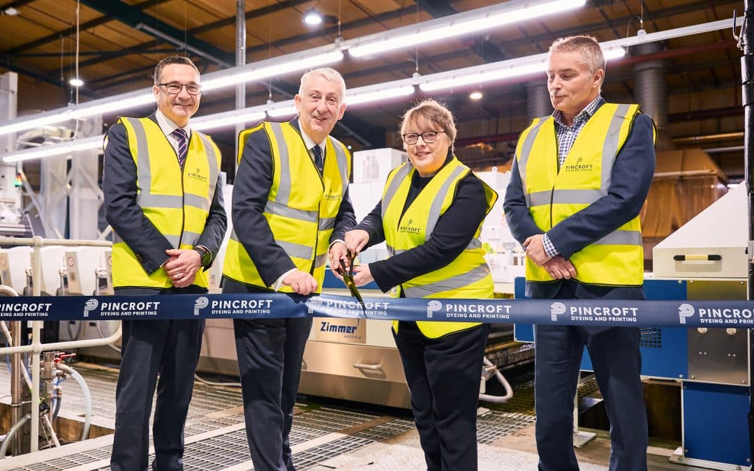 UK government leaders unveil Pincroft’s £1.5m military textile printing expansion