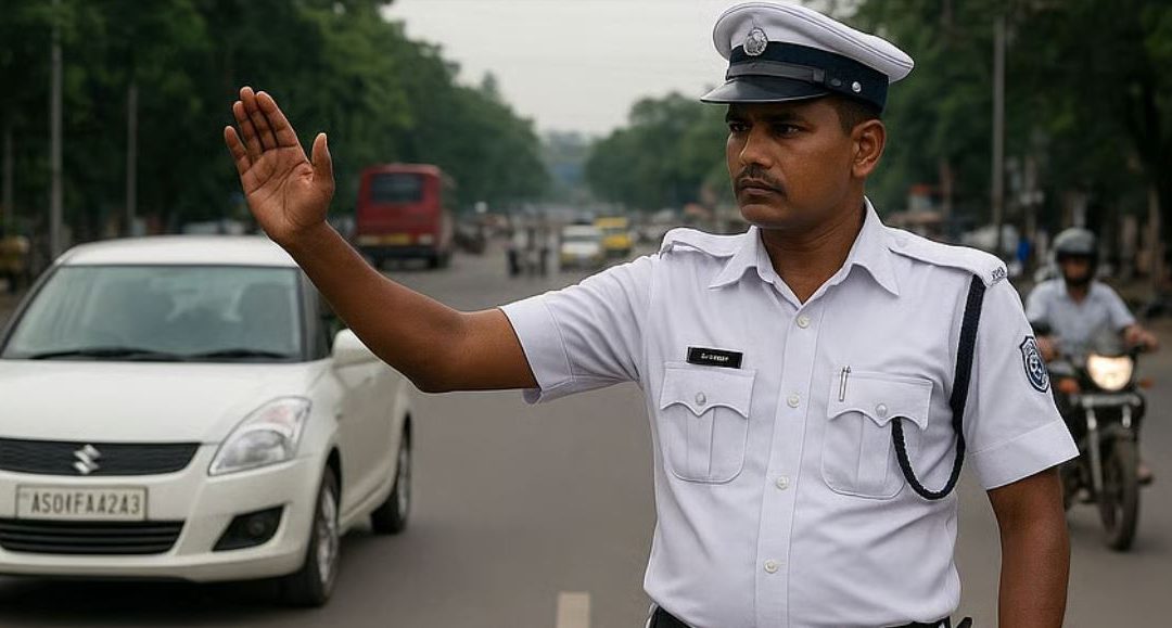 This is why traffic police in Asia wear white uniforms