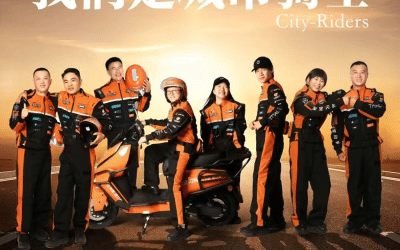 Alibaba dresses delivery drivers in Formula 1 suits